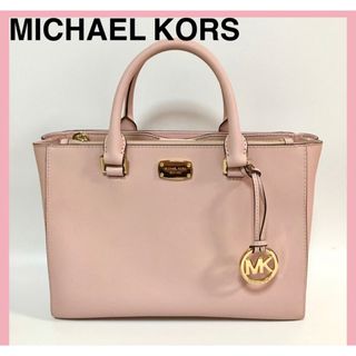 マイケルコース(Michael Kors)の【美品】マイケルコース ハンドバッグ  ソフトピンク(ハンドバッグ)