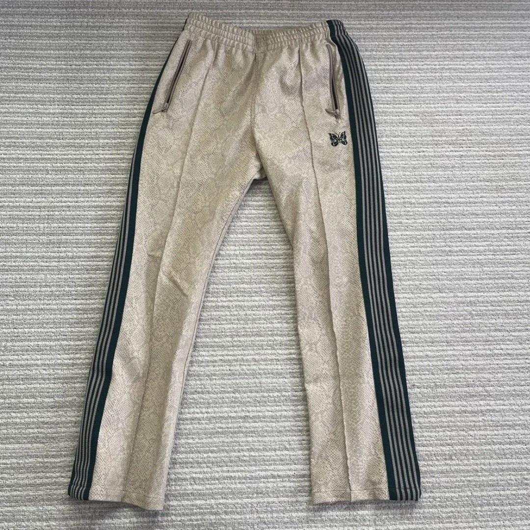 スラックスneedles 20ss Track Pant LEATHER Python