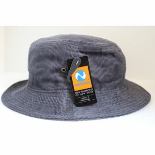 newhattan - new hattan(新品未使用)コーデュロイバケットハット(グレー