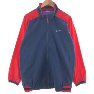 296 ナイキ 袖 ロゴ トラック ジャケット ゆるだぼ ベージュ ジャージ-