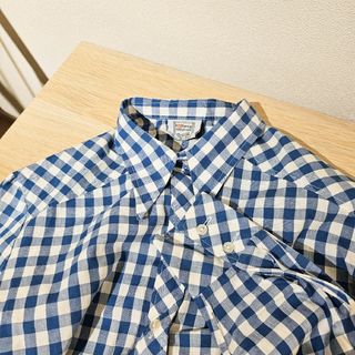 フラワー(flower)のvintage | gingham check shirts(シャツ/ブラウス(長袖/七分))