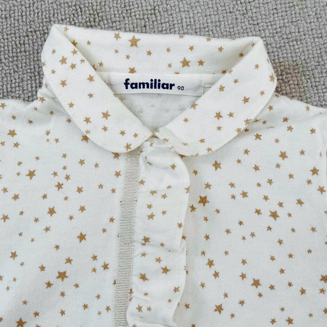 familiar(ファミリア)のfamiliar 長袖ブラウス 90cm キッズ/ベビー/マタニティのキッズ服女の子用(90cm~)(ブラウス)の商品写真