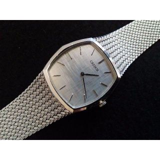 セイコー(SEIKO)のSEIKO CREDOR/クレドール メンズ シルバー クオーツ(腕時計(アナログ))