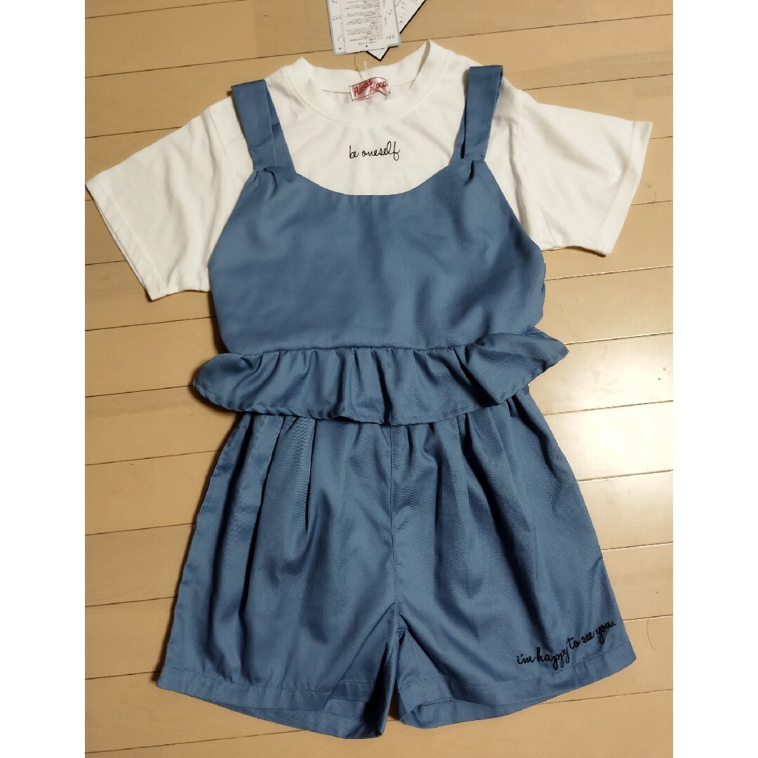 しまむら(シマムラ)の新品☆セットアップ キッズ/ベビー/マタニティのキッズ服女の子用(90cm~)(その他)の商品写真