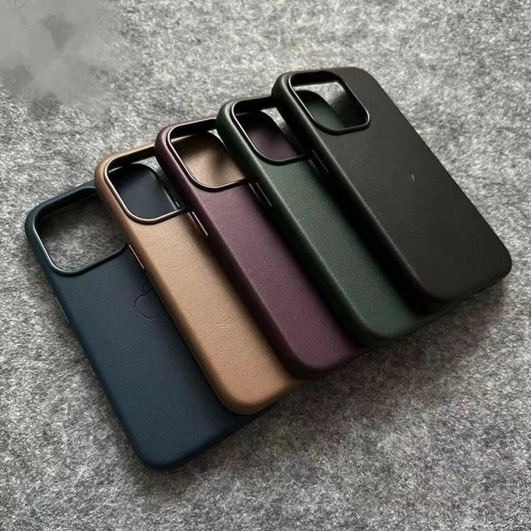 新品】純正互換品 iPhone15promax ケースレザーケース チェリー 新品】純正互換品 iPhone15promax ケースレザーケース チェリー