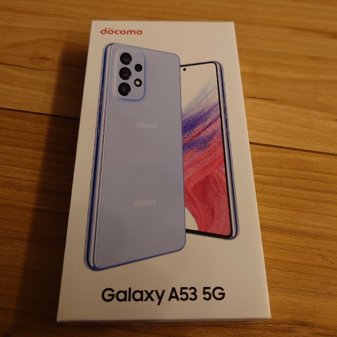 サムスン新品 galaxy A53 5g SIMフリー ドコモ オーサムブルー