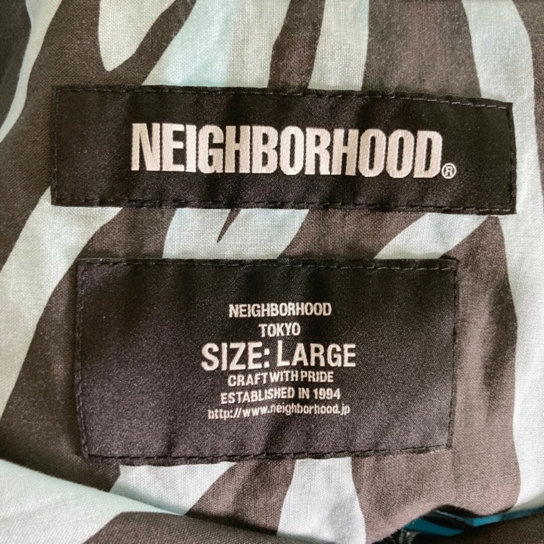 NEIGHBORHOOD(ネイバーフッド)の★NEIGHBORHOOD ネイバーフッド 20SS ALOHA．THUNDER C-SHIRT．SS スカイブルー sizeL メンズのトップス(シャツ)の商品写真