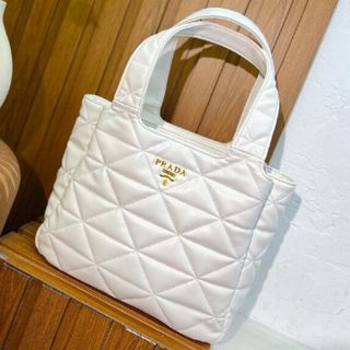 PRADA - プラダ トート ハンド バッグ カナパ L 鞄 ベージュ ロゴ