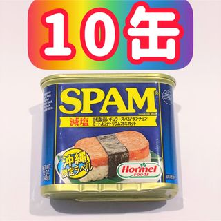 SPAM スパム　減塩　 ポークランチョンミート　10缶(缶詰/瓶詰)