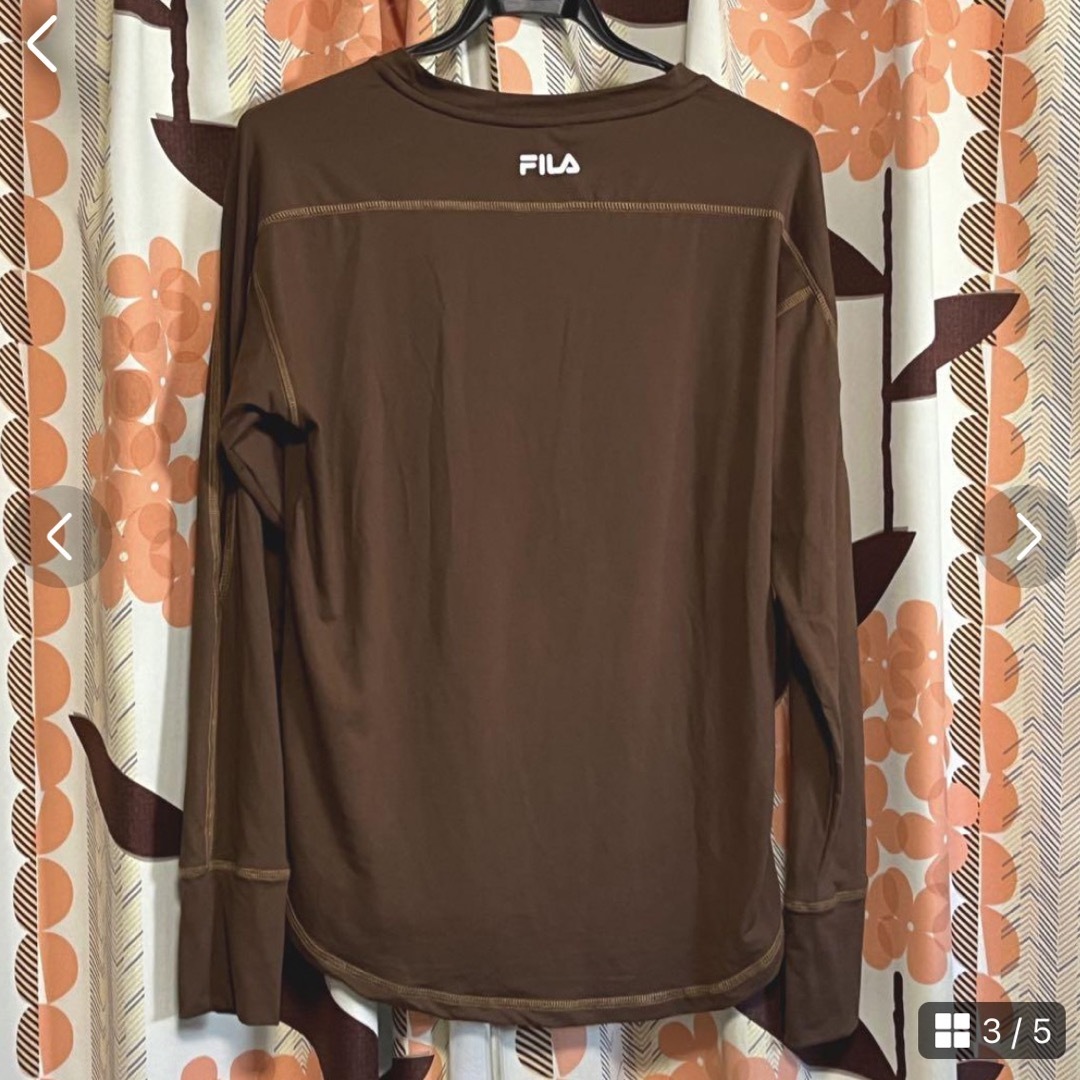 FILA(フィラ)のFILA フィラ　長袖Tシャツ　ロンT トップス　レディース　L 秋　冬 レディースのトップス(Tシャツ(長袖/七分))の商品写真