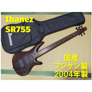 アイバニーズ(Ibanez)の【5弦】Ibanez  SR755 日本製 フジゲン ｴﾚｷﾍﾞｰｽ　値下中(エレキベース)