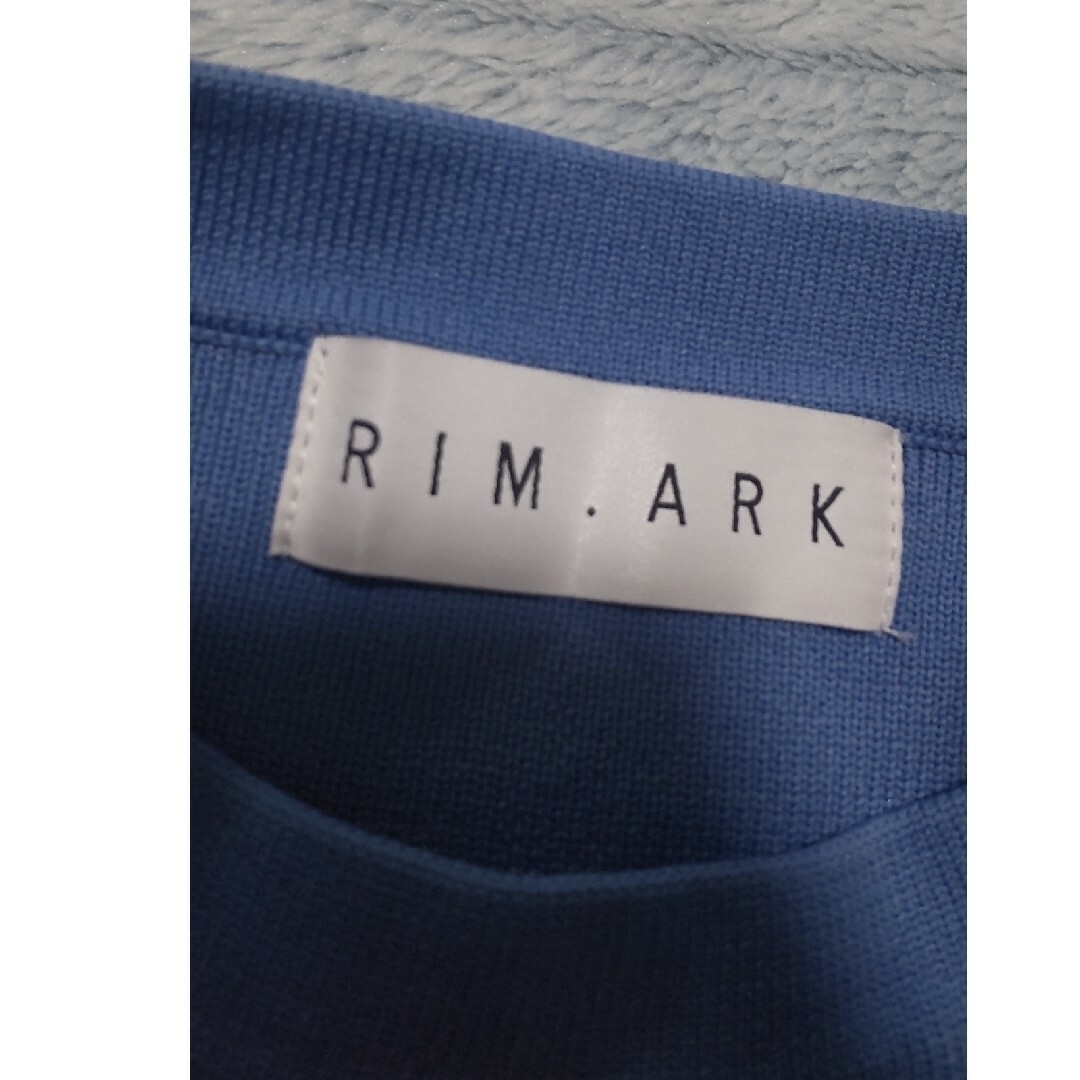 RIM.ARK(リムアーク)のRIM.ARK Back long square knit tops ベスト レディースのトップス(ベスト/ジレ)の商品写真