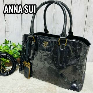 ANNA SUI - ANNA SUIアナスイ♡お洒落総柄キャンバスレザー
