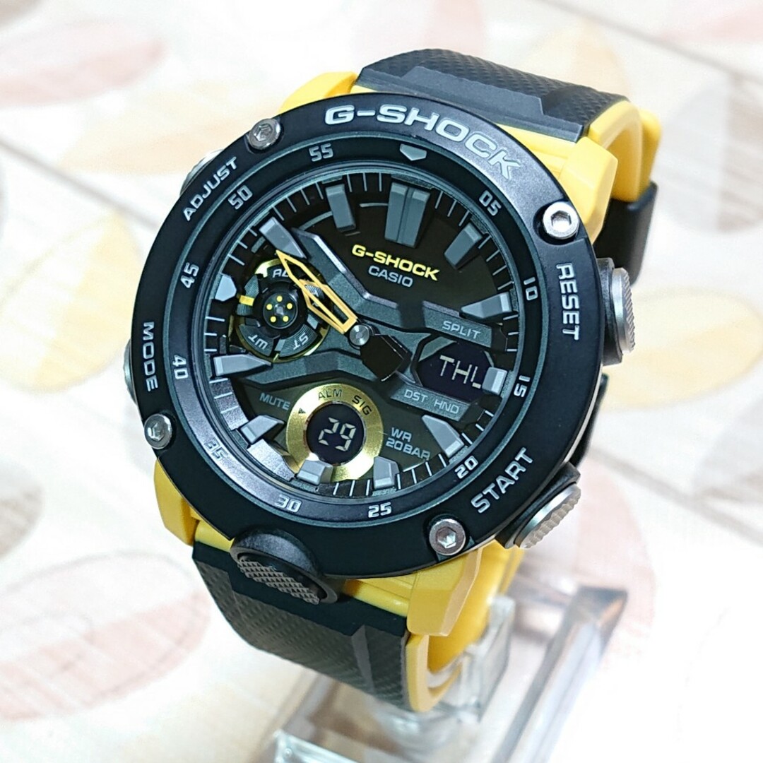 超美品【CASIO／G-SHOCK】デジアナ メンズ腕時計 GA-2000S-1