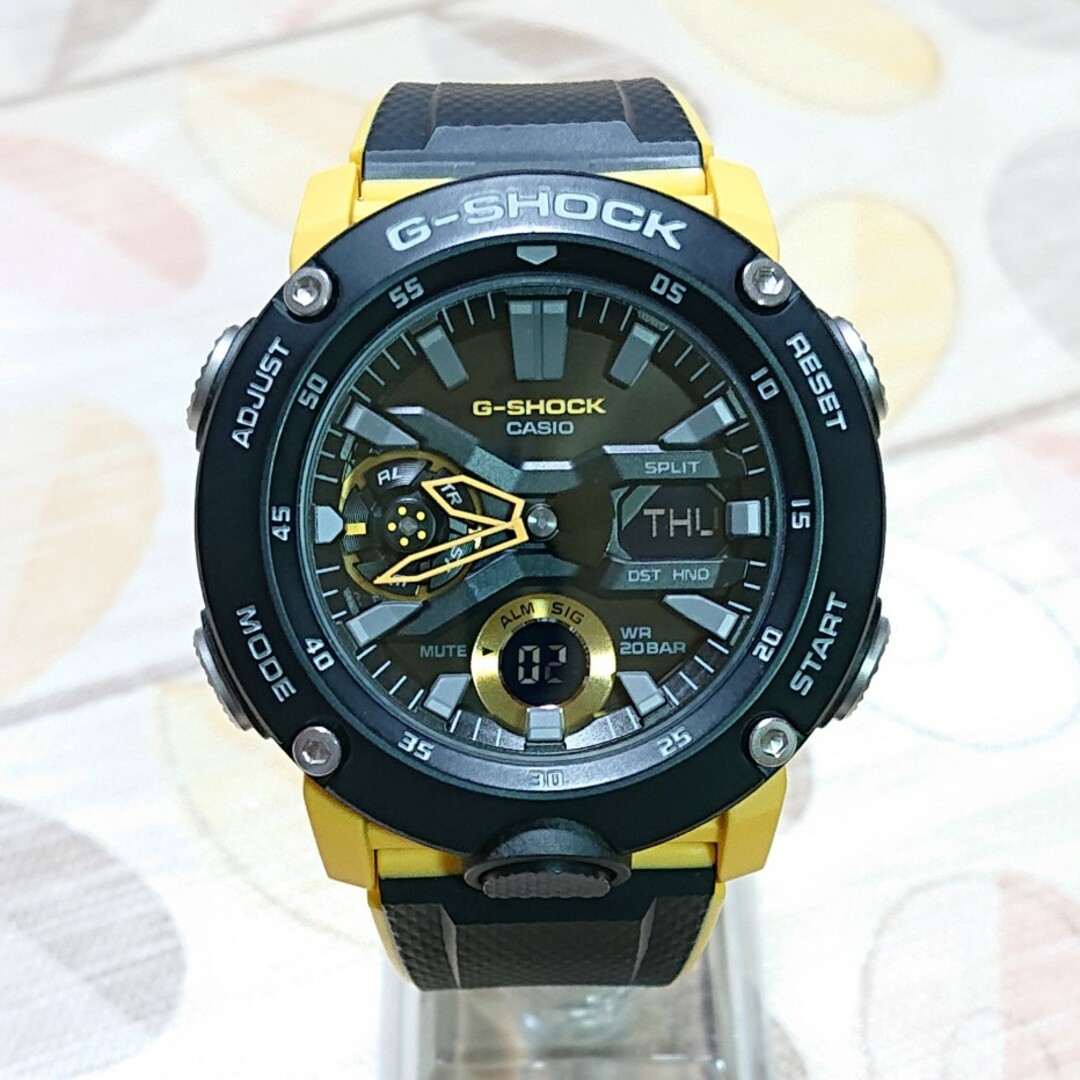 超美品【CASIO／G-SHOCK】デジアナ メンズ腕時計 GA-2000S-1