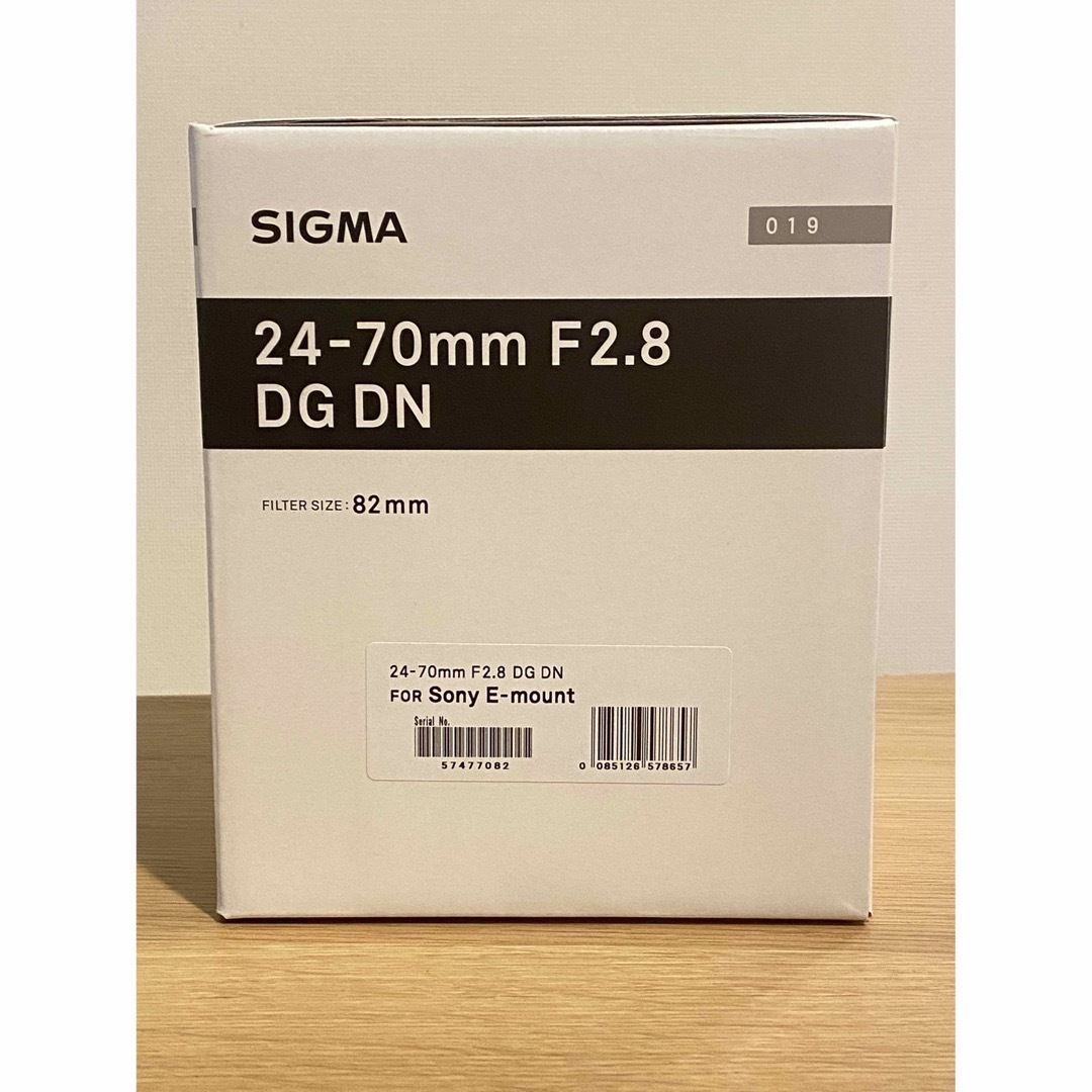 SIGMA(シグマ)の新品SIGMA Art 24-70mm F2.8 DG DN ソニー Eマウント スマホ/家電/カメラのカメラ(レンズ(ズーム))の商品写真