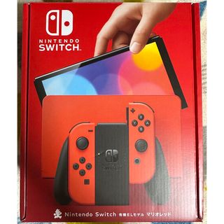 ニンテンドウ(任天堂)のNintendo Switch(本体有機EL)マリオレッド(家庭用ゲーム機本体)