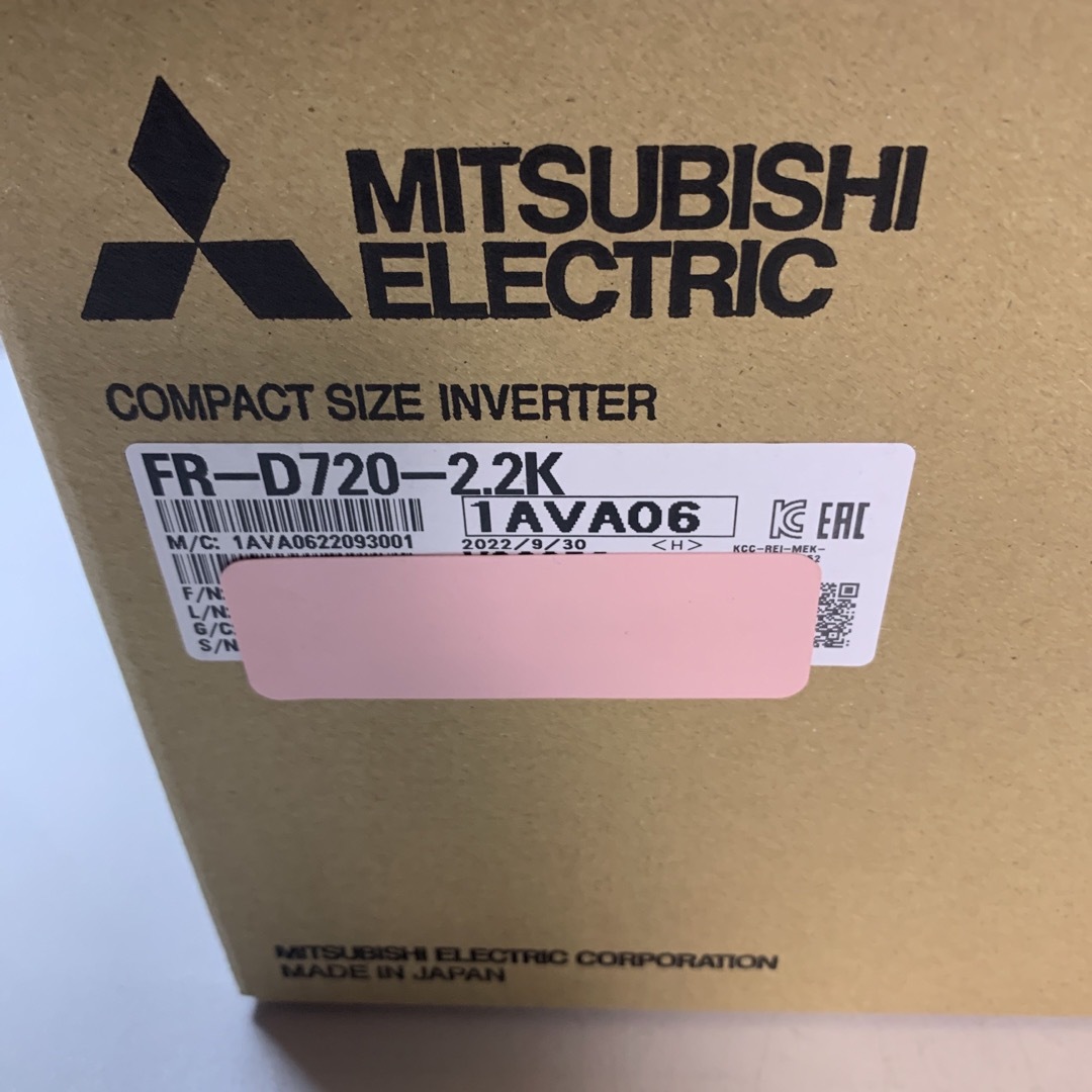 三菱電機 インバータ FR-F720PJ-0.75K 2台 - その他 三菱電機 インバータ FR-F720PJ-0.75K 2台 - その他