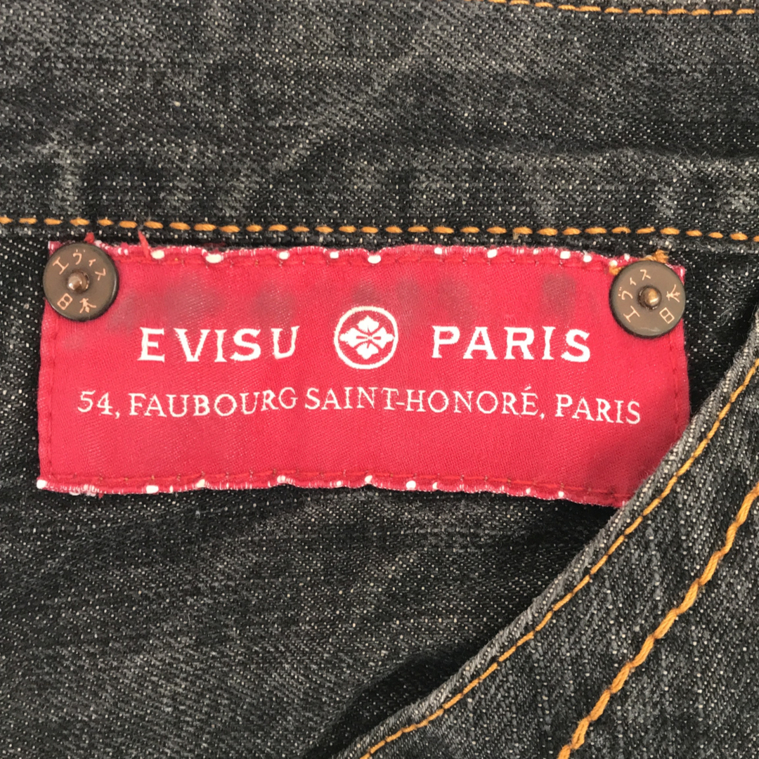 EVISU - エヴィス パリス ブラックデニムパンツ ジーンズ W32の通販 by