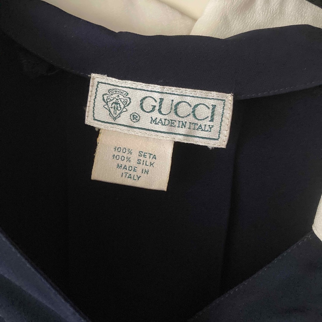 Gucci(グッチ)のグッチ　GUCCI  シルクワンピース レディースのワンピース(ロングワンピース/マキシワンピース)の商品写真