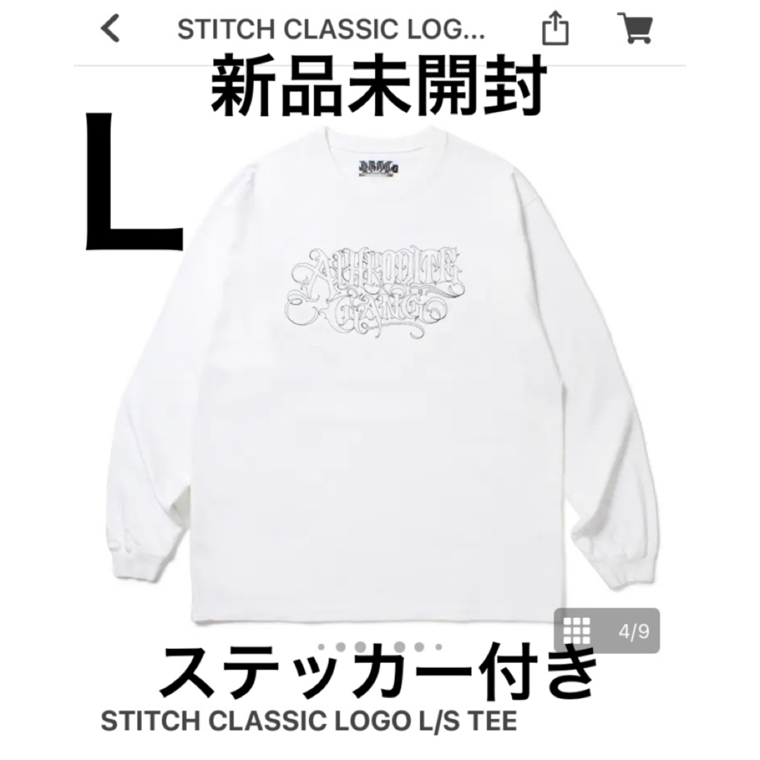 舐達麻 アフロディーテギャング STITCH CLASSIC LOGO ロンTの+