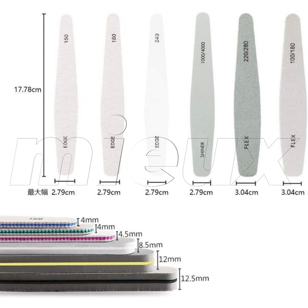 6本セット　ネイルファイル　ネイルケア　ネイルバッファー　爪やすり　セット コスメ/美容のネイル(ネイルケア)の商品写真