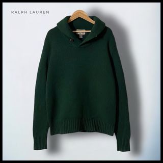 ラルフローレン(Ralph Lauren)の【RALPH LAUREN】カシミア混 ニット セーター エルボーパッチ 厚手(ニット/セーター)