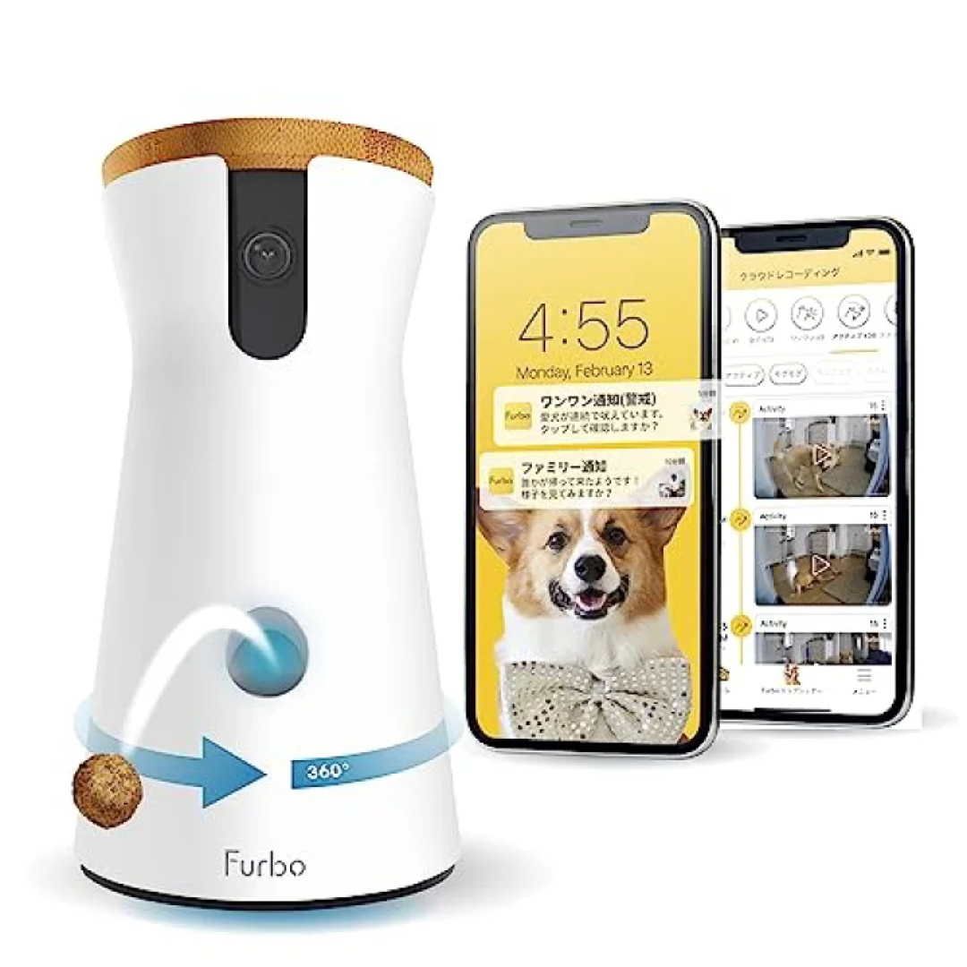 Furbo - 【新型】Furbo3 ファーボ ドッグカメラ 360°ビューAI搭載 wifi ...