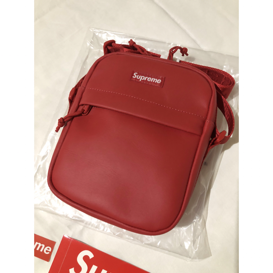 【新品】Supreme Leather Shoulder レザーショルダーバッグ