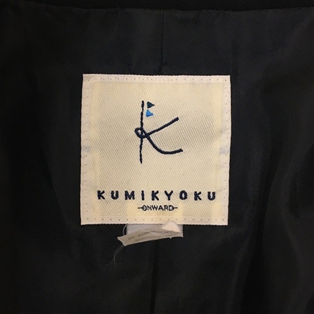 kumikyoku（組曲）(クミキョク)のクミキョク 組曲 セットアップ ジャケット 長袖 スカート 膝丈 1 黒 レディースのジャケット/アウター(その他)の商品写真