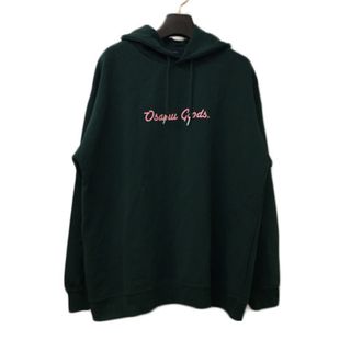 レイジブルー(RAGEBLUE)のレイジブルー Osamu Goods パーカー フーディー ロゴ 長袖 M 緑(パーカー)