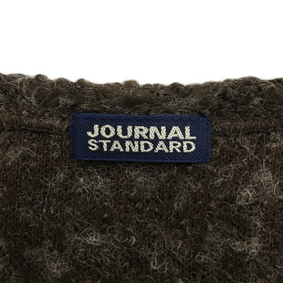 JOURNAL STANDARD(ジャーナルスタンダード)のジャーナルスタンダード セーター ニット プルオーバー Uネック 長袖 茶 レディースのトップス(ニット/セーター)の商品写真