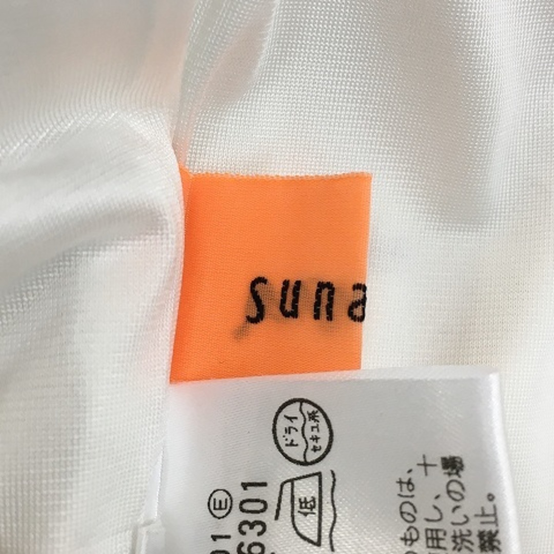 SunaUna(スーナウーナ)のスーナウーナ パンツ テーパード クロップド チェック 36 白 黒 ホワイト レディースのパンツ(その他)の商品写真