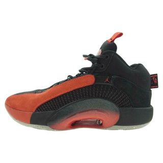 ナイキ(NIKE)のNIKE ナイキ スニーカー DA2625-600 Air Jordan XXXV Warrior Black University Red Cement Grey エアジョーダン35 ウォーリアー ブラック ユニバーシティ レッド セメント グレイ スニーカー ブラック系 27.5cm【中古】(スニーカー)