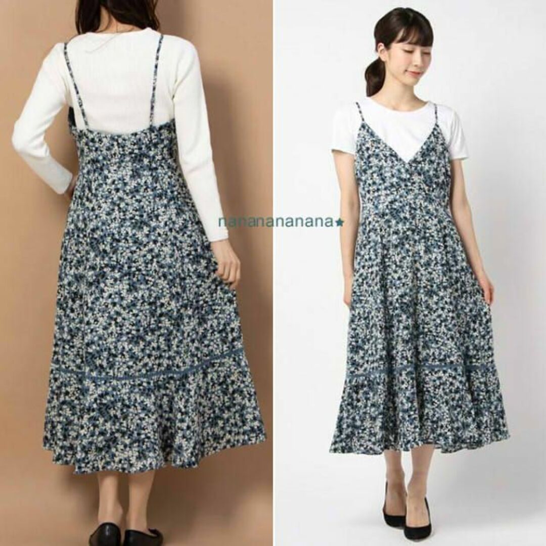 【新品】アプワイザー⭐︎小花柄ワンピース