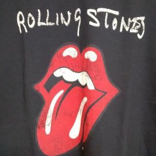 ジーユー(GU)のロックT/バンドT　The Rolling Stones 未使用 XL(Tシャツ/カットソー(半袖/袖なし))