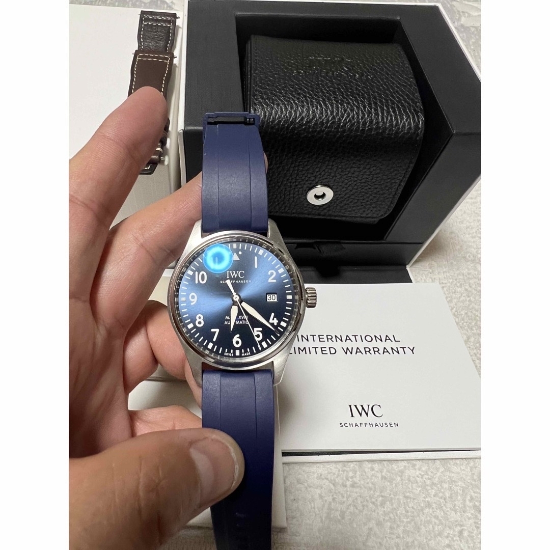 IWC(インターナショナルウォッチカンパニー)のiwc マーク18 プティプランス　メーカー8年保証　付属品完備 メンズの時計(腕時計(アナログ))の商品写真