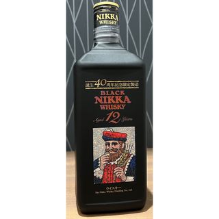 ニッカウイスキー(ニッカウヰスキー)のブラックニッカ12年　限定製造 BLACK NINNA WHISKY(ウイスキー)