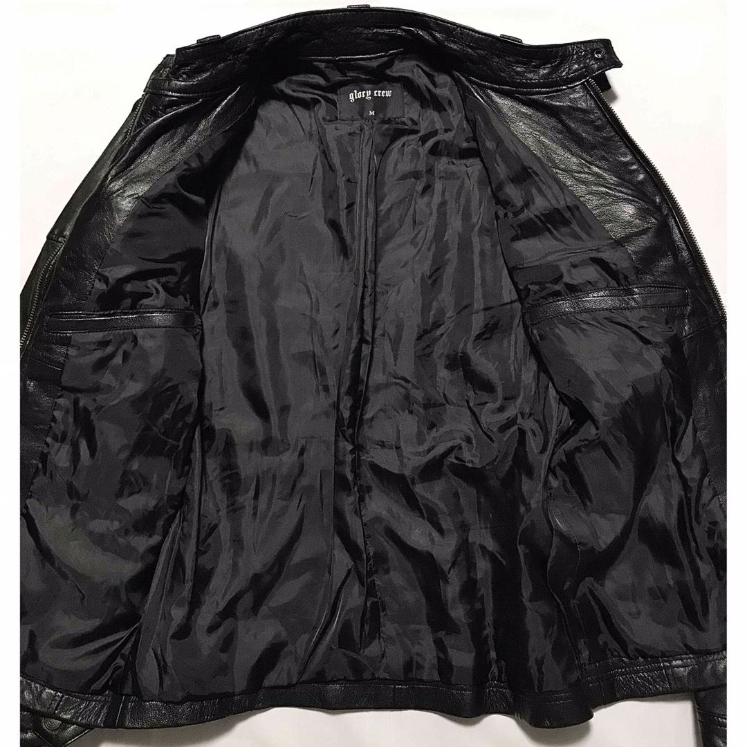 MEN'S BIGI - 未使用glory crew送料込メンズビギ山羊革レザー