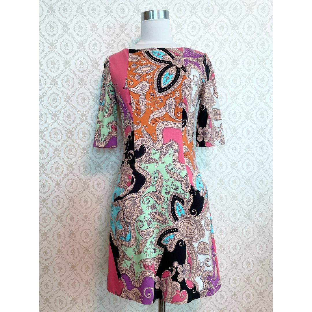 ETRO - ETRO エトロ ペイズリー柄ワンピース ピンク系の通販 by HAL