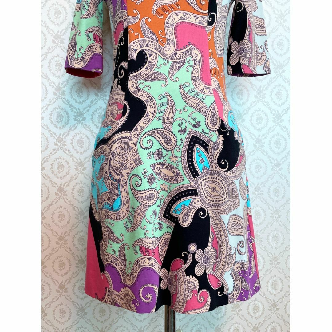 ETRO - ETRO エトロ ペイズリー柄ワンピース ピンク系の通販 by HAL