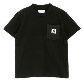 サカイ(sacai)の新品未使用サイズ4／ネイビーsacai×carhartt Tシャツ(Tシャツ/カットソー(半袖/袖なし))