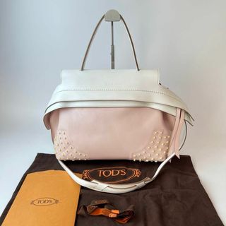 トッズ(TOD'S)のトッズ TOD'S スタッズ 2way ショルダーバッグ ハンドバッグ(ショルダーバッグ)