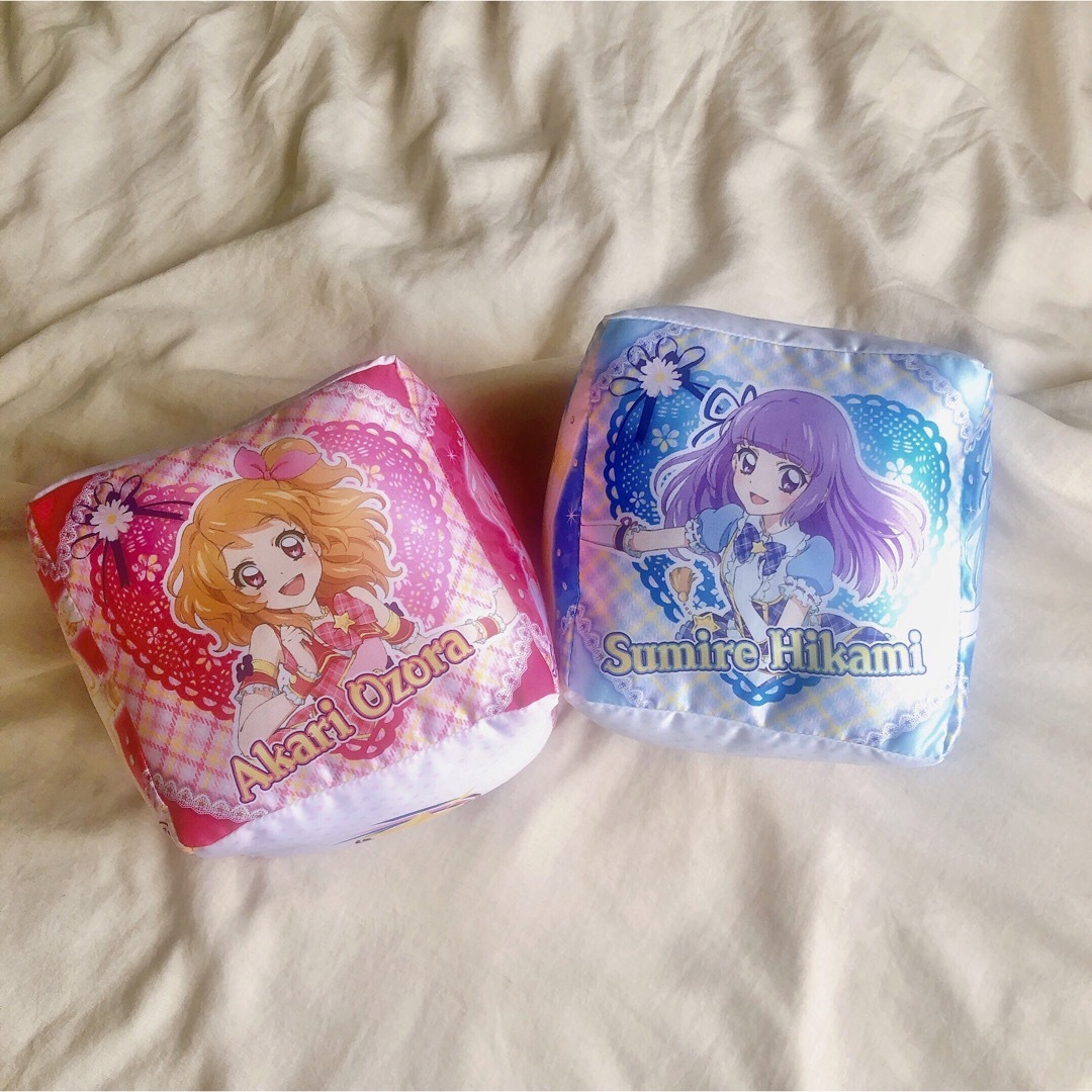【アイカツ!】サイコロクッション オフィシャルショップ限定グッズ 2点セット