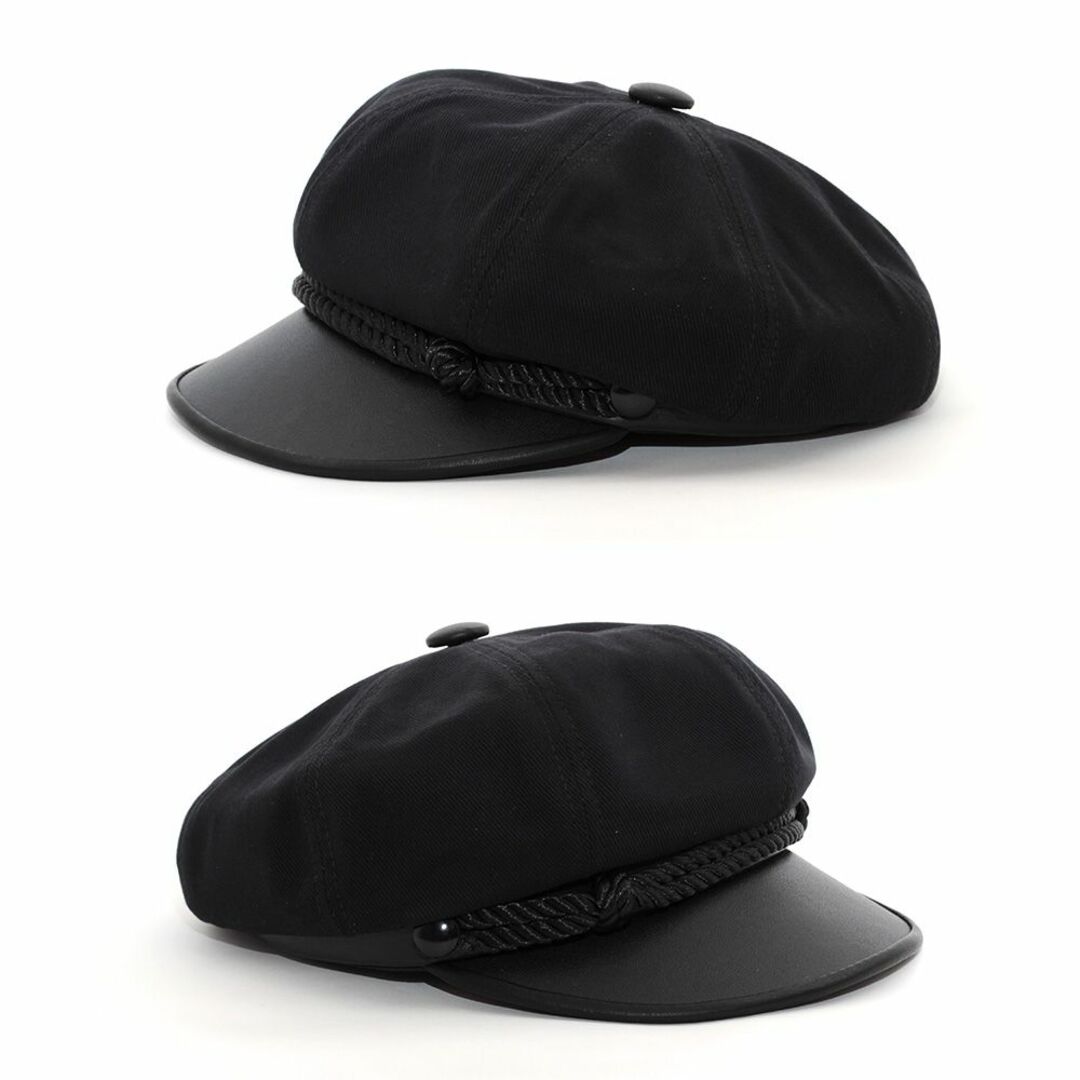 NEW YORK HAT(ニューヨークハット)のキャスケット 帽子 ニューヨークハット ブラック XLサイズ 6019-BLK メンズの帽子(キャスケット)の商品写真