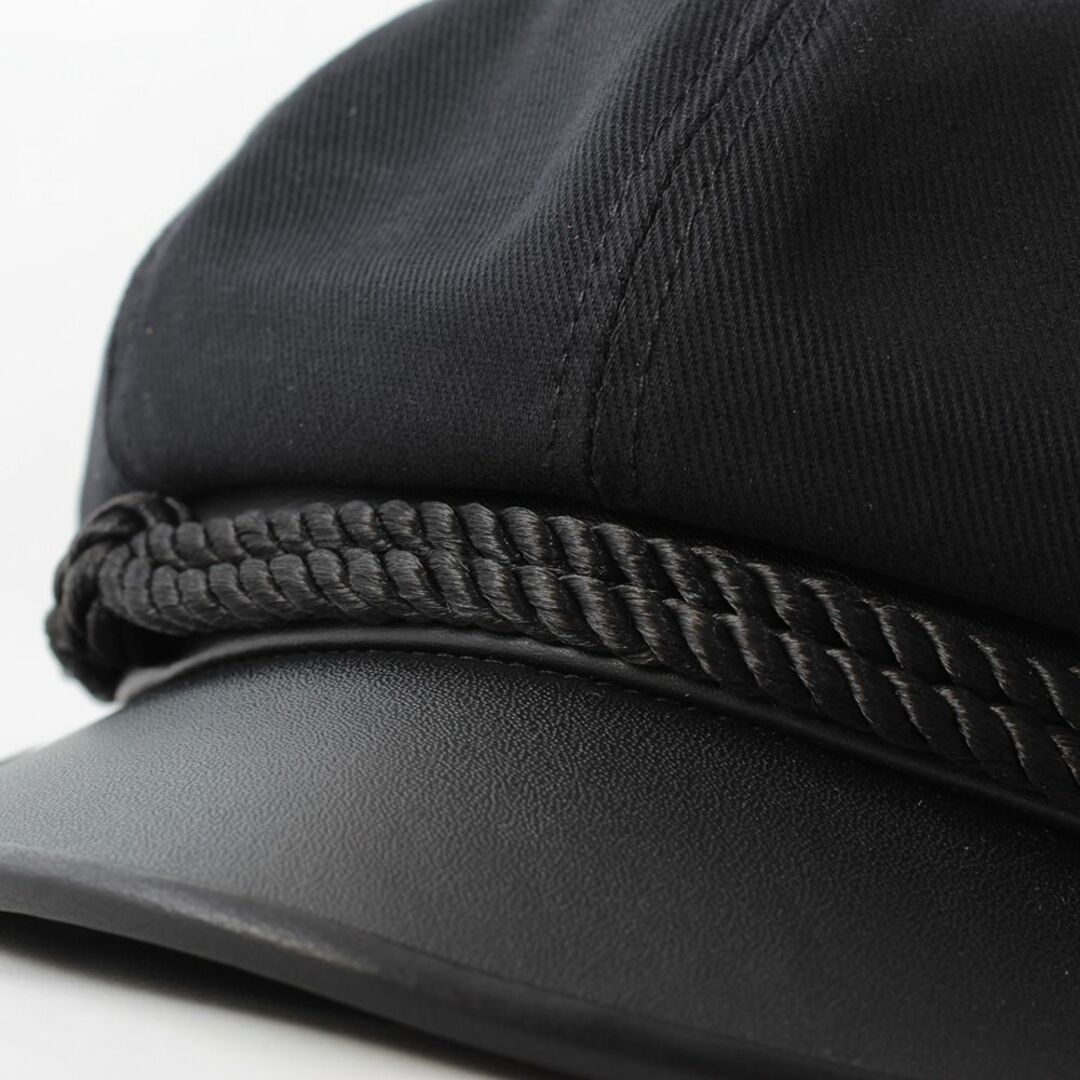 NEW YORK HAT(ニューヨークハット)のキャスケット 帽子 ニューヨークハット ブラック XLサイズ 6019-BLK メンズの帽子(キャスケット)の商品写真