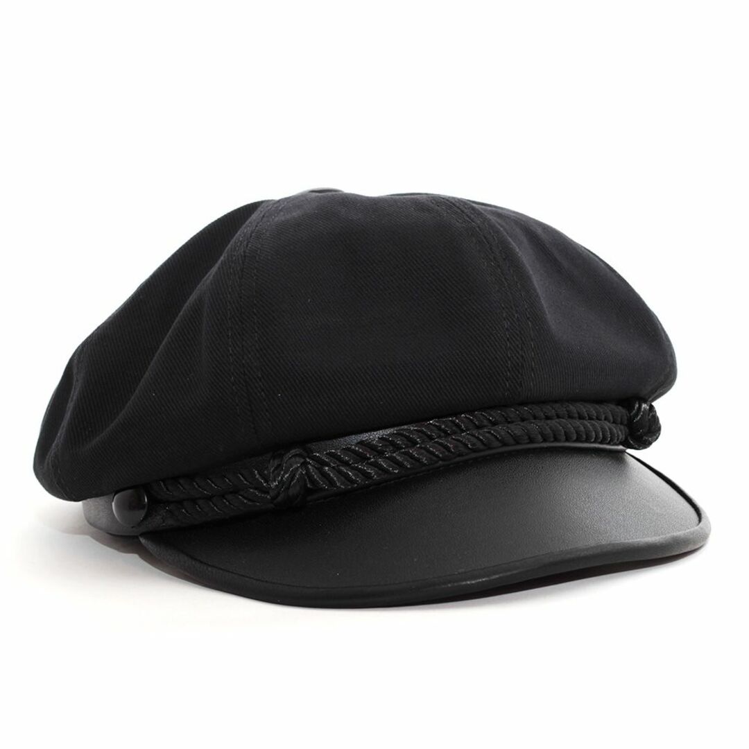 NEW YORK HAT(ニューヨークハット)のキャスケット 帽子 ニューヨークハット ブラック XLサイズ 6019-BLK メンズの帽子(キャスケット)の商品写真