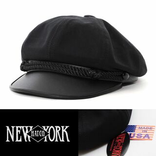 ニューヨークハット(NEW YORK HAT)のキャスケット 帽子 ニューヨークハット ブラック XLサイズ 6019-BLK(キャスケット)