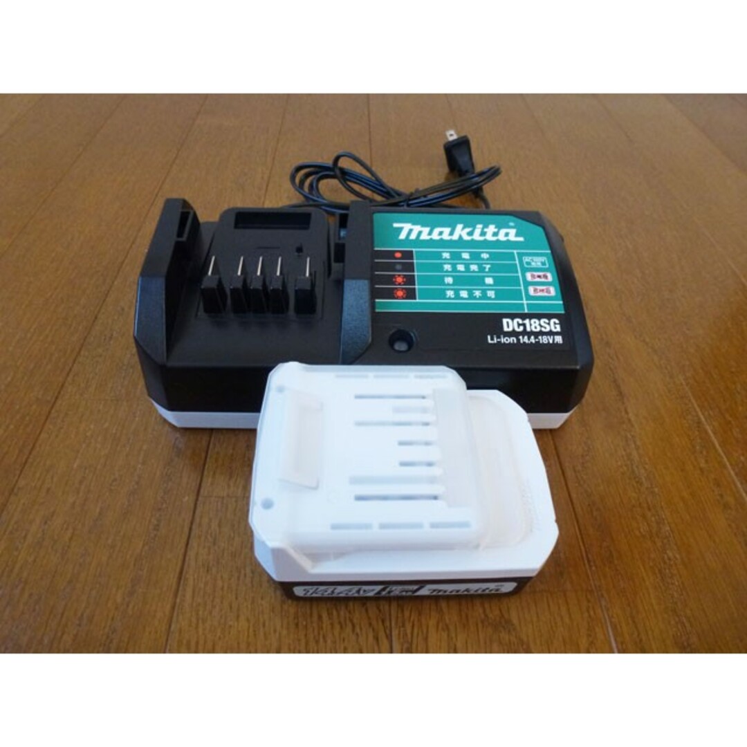 Makita - BL1415G、DC18SG マキタ純正 バッテリーと充電器 14.4V 新品