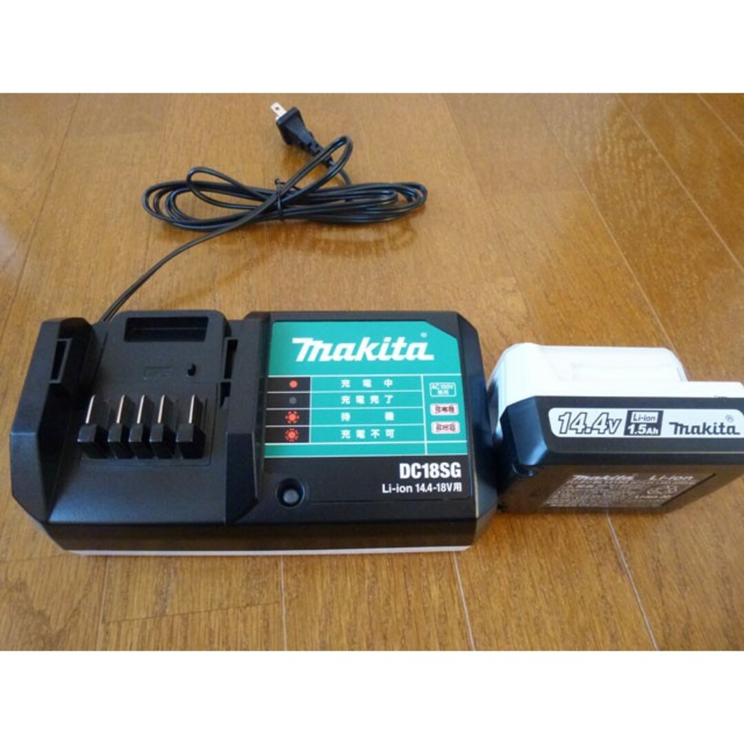 Makita - BL1415G、DC18SG マキタ純正 バッテリーと充電器 14.4V 新品